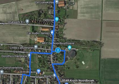 Route Noordbroek