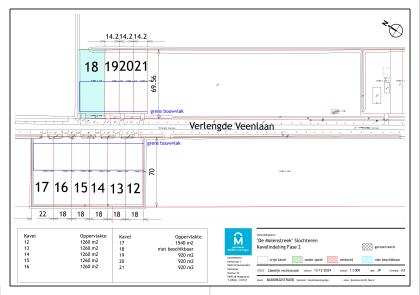 Kaveltekening fase 2 Verlengde Veenlaan december 2024